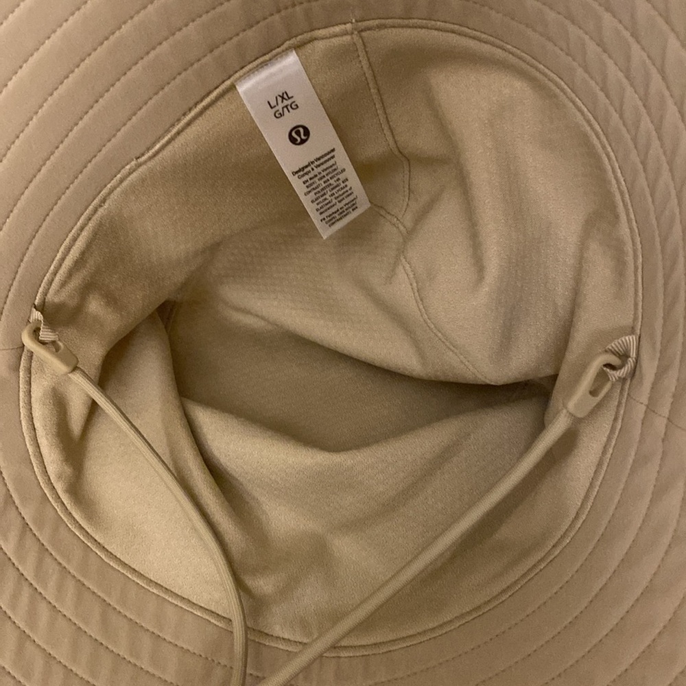 LULULEMON nylon bucket hat beige NWT - Picture 7 of 9